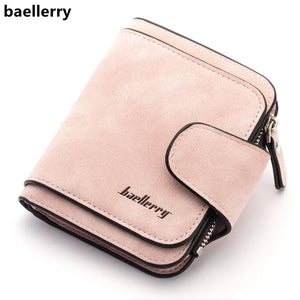 Scrub Leather Women Wallet High Clutch Lady Purse Long Female Wallet
