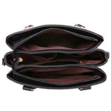 PU Leather Tassel Tote Bags Embroidery Crossbody Shoulder Bag