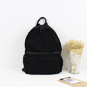 Canvas Backpack Student Schoolbag Mini Backpack Women