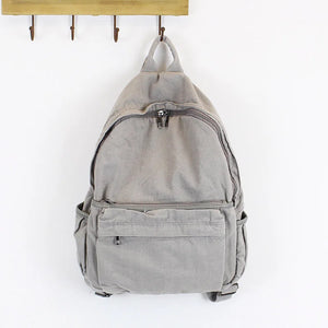 Canvas Backpack Student Schoolbag Mini Backpack Women