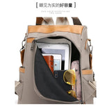 Waterproof Anti Theft Women Backpack Large Capacity School Bags