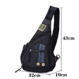 Waterproof Nylon Single Chest Bags For Men Crossbody Bags Travel