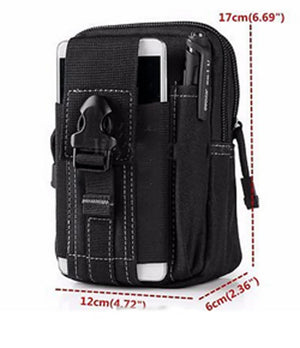 Waterproof Nylon Tactical Waist Bag Outdoor Sport Pack Pouch