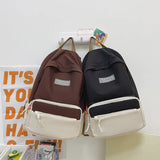 Waterproof Nylon Women Backpack Schoolbag