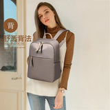 Waterproof Oxford Cloth Backpack Women Large Capacity Travel Shoulder Bag