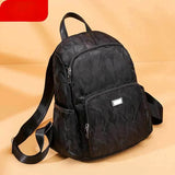 Waterproof Oxford Women Anti-theft Backpack High School Bag - Travel Bags