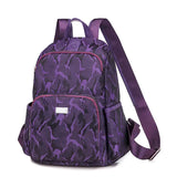 Waterproof Oxford Women Anti-theft Backpack High School Bag - Travel Bags