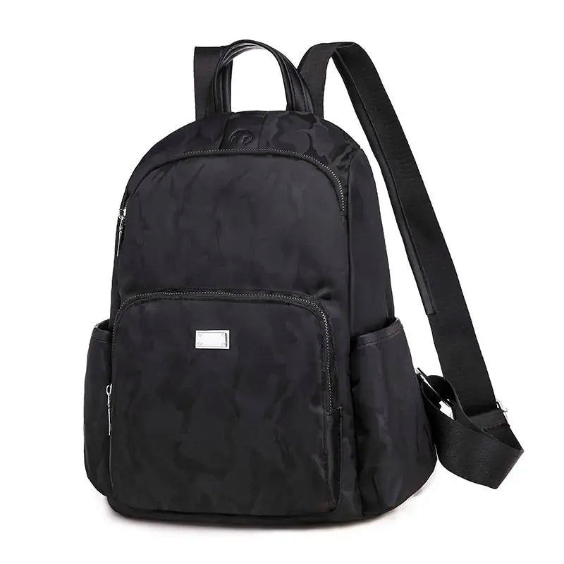Waterproof Oxford Women Anti-theft Backpack High School Bag - Travel Bags