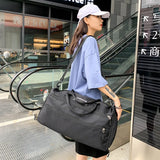 Waterproof Travel Bag Women Sports Fitness Bags Oxford Cloth Luggages Handbag