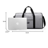 Men's Waterproof Fitness Travel Bag 2-in-1 Multifunctional