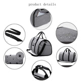 Men's Waterproof Fitness Travel Bag 2-in-1 Multifunctional
