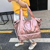 Waterproof Travel Duffle Bag Large Capacity Lady Luggage Storage