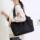 Waterproof Women Handbag Casual Large Shoulder Hobos Bag Nylon Tote Top-handle