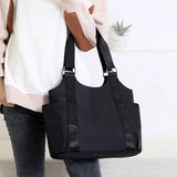Waterproof Women Handbag Casual Large Shoulder Hobos Bag Nylon Tote Top-handle