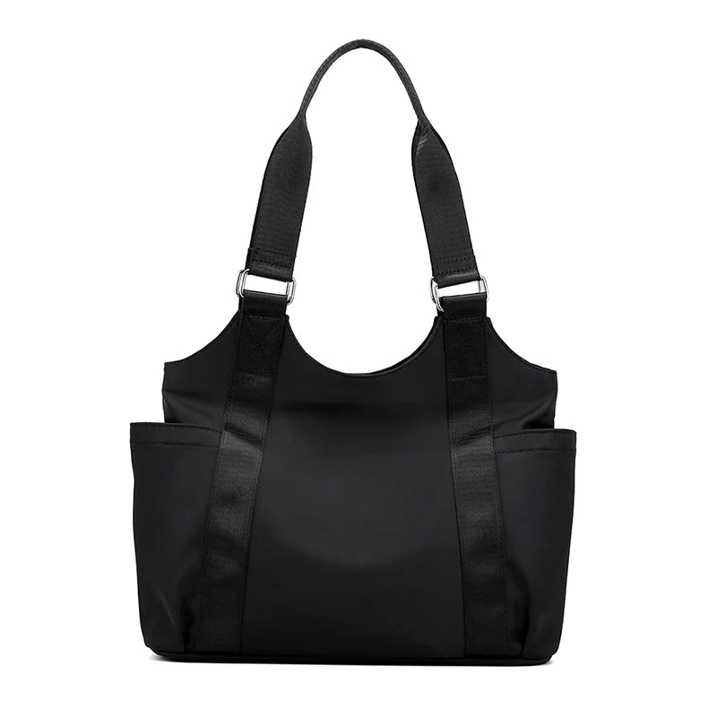 Waterproof Women Handbag Casual Large Shoulder Hobos Bag Nylon Tote Top-handle