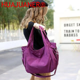 Waterproof Women Handbag Casual Large Shoulder Hobos Bag Nylon Big Capacity Tote