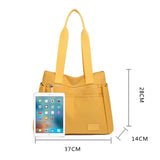 Waterproof Nylon Handbag Tote Mummy Bag Large Capacity