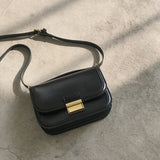 Weave Flap Bags Square Crossbody Bag High PU Leather Women's Handbag