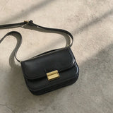 Weave Flap Bags Square Crossbody Bag High PU Leather Women's Handbag