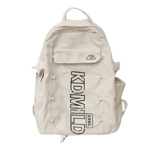 Harajuku School Bag Girl Laptop Backpack Cross Rope College Backpack