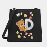 Wild Women Shoulder Messenger Small Square Bags Bear Letter Series Pattern
