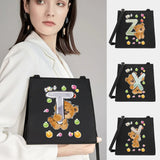 Wild Women Shoulder Messenger Small Square Bags Bear Letter Series Pattern