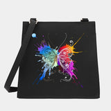 Wild Women Shoulder Messenger Small Square Bags Butterfly Series Pattern