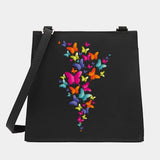 Wild Women Shoulder Messenger Small Square Bags Butterfly Series Pattern