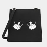 Wild Women Shoulder Messenger Small Square Bags Cartoon Chest Series Pattern