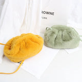 Winter Fur Crossbody Bag Womens Shoulder Tote Purse Clutch