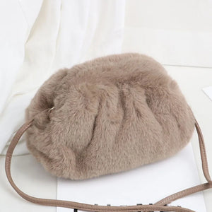 Winter Fur Crossbody Bag Womens Shoulder Tote Purse Clutch
