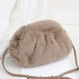 Winter Fur Crossbody Bag Womens Shoulder Tote Purse Clutch
