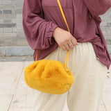 Winter Fur Crossbody Bag Womens Shoulder Tote Purse Clutch