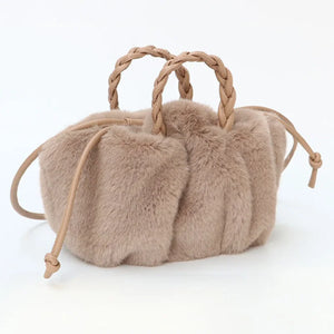Winter Fur Crossbody Bag Women Shoulder Tote Girl Handbag