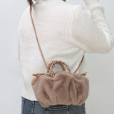 Winter Fur Crossbody Bag Women Shoulder Tote Girl Handbag