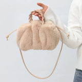 Winter Fur Crossbody Bag Women Shoulder Tote Girl Handbag