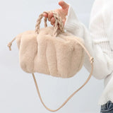 Winter Fur Crossbody Bag Women Shoulder Tote Girl Handbag