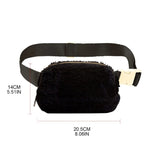 Winter Waist Belt Pack Bags for Women