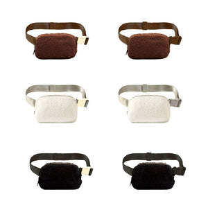 Women's Winter Waist Pack Fanny Belt Bag Crossbody Shoulder Purse