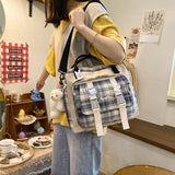 Canvas Mini Small Backpack Badge Girl Backpack Small School Backpacks