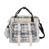 Canvas Mini Small Backpack Badge Girl Backpack Small School Backpacks