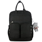 Waterproof Nylon Backpack for Teen Girl School Bag Tote Soft Handle Shoulder Han