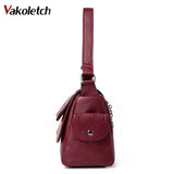Leather Crossbody Bags For Women Shoulder Handbag