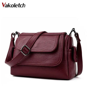 Leather Crossbody Bags For Women Shoulder Handbag