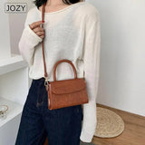 Stone Pattern Leather Crossbody Mini Flap Bag Small Shoulder Bag