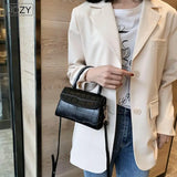 Stone Pattern Leather Crossbody Mini Flap Bag Small Shoulder Bag