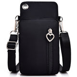 Mini Phone Shoulder Bag Multi-Function Outdoor Earphone Pouch