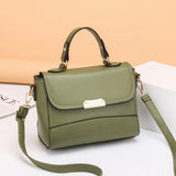 Women Shoulder Bag PU Leather Small Square Bag Youth Ladies Messenger Bag