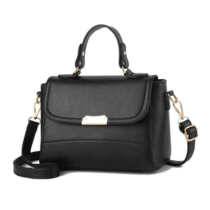 Women Shoulder Bag PU Leather Small Square Bag Youth Ladies Messenger Bag