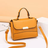 Women Shoulder Bag PU Leather Small Square Bag Youth Ladies Messenger Bag